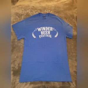 Winder Beer Festival Women's Blue Tshirt